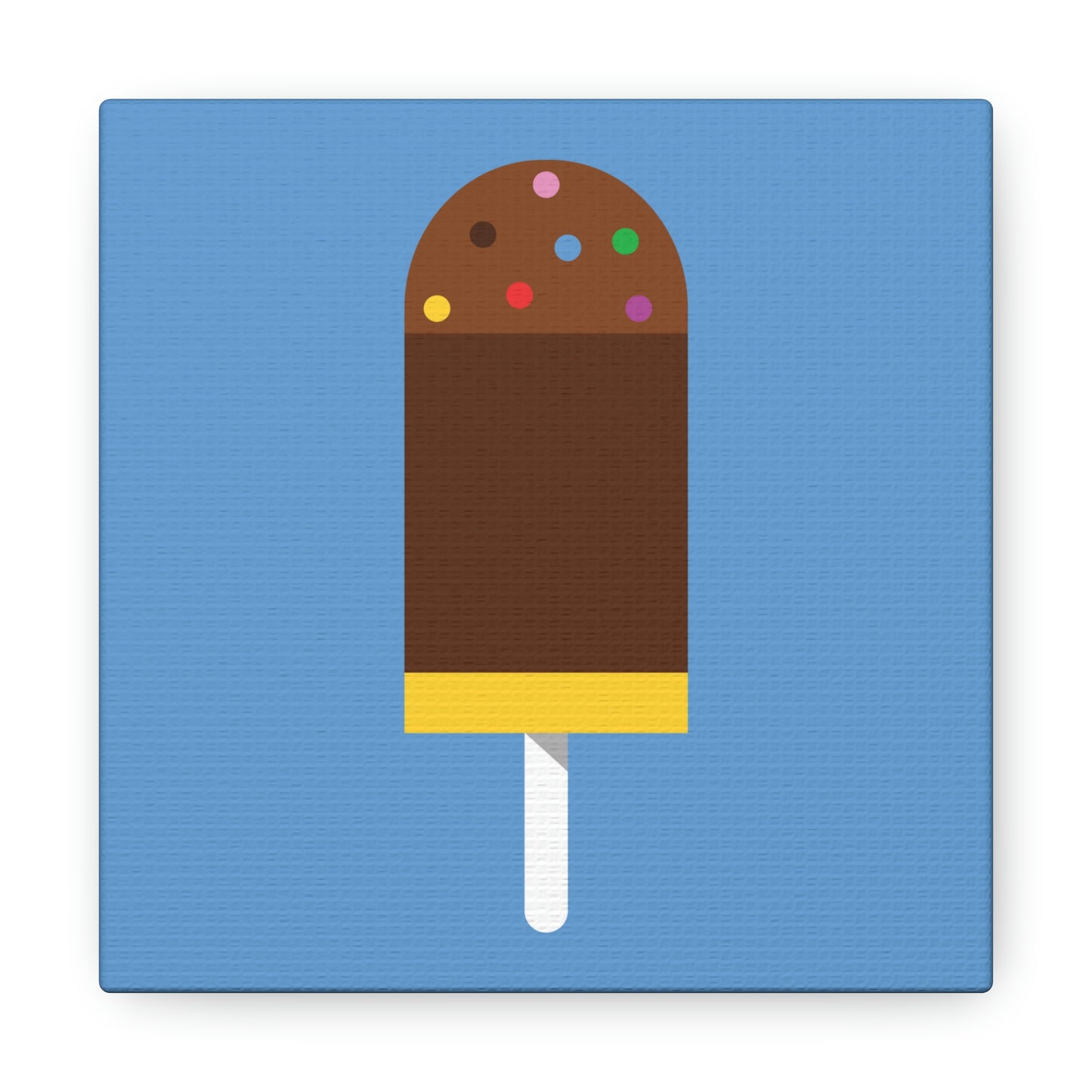 Ice Cream Lover Minimal Abstract Aesthetic Classic Art Canvas Gallery Wraps