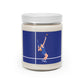 Tennis Player Blue Art Sports Team Scented Candle Up to 60hSoy Wax 9oz