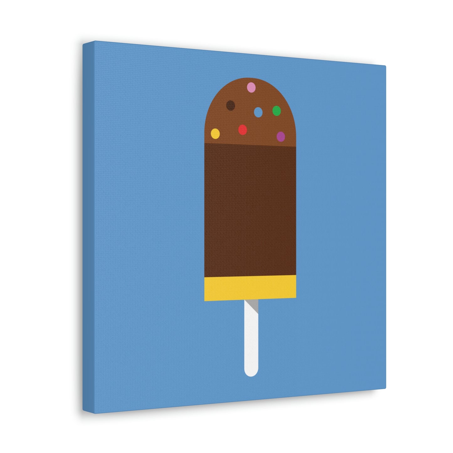 Ice Cream Lover Minimal Abstract Aesthetic Classic Art Canvas Gallery Wraps