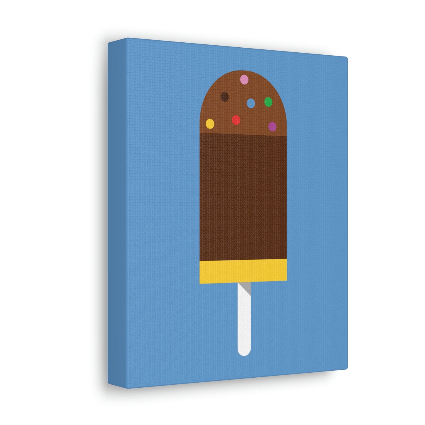 Ice Cream Lover Minimal Abstract Aesthetic Classic Art Canvas Gallery Wraps