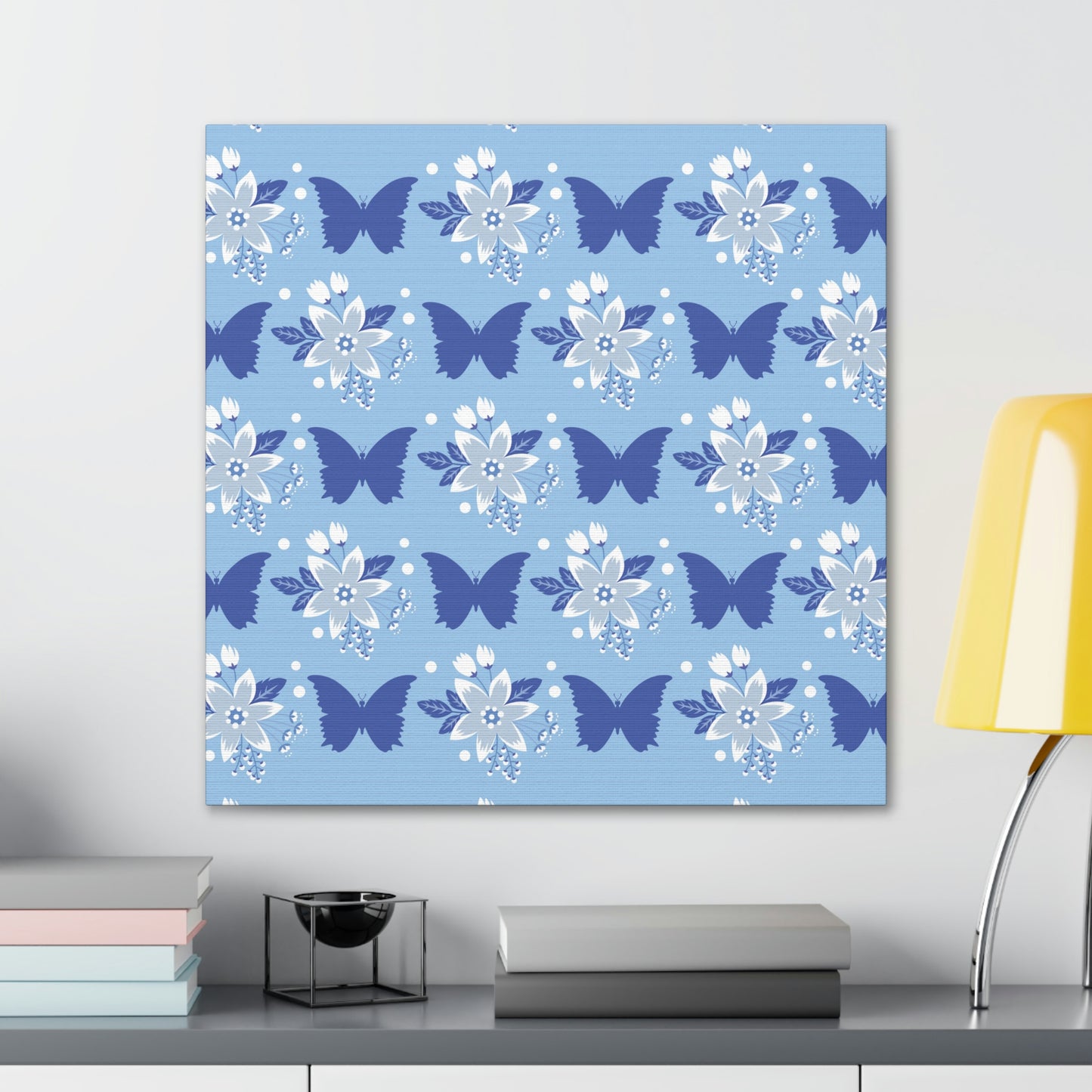 Butterfly Pattern Nature Animal Lovers Classic Art Canvas Gallery Wraps