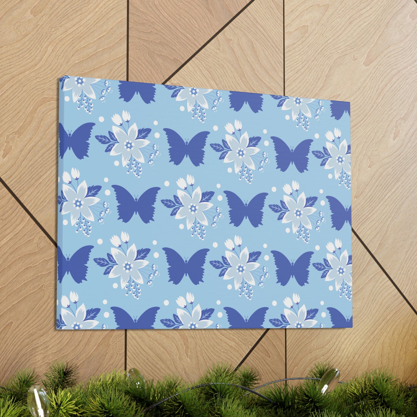 Butterfly Pattern Nature Animal Lovers Classic Art Canvas Gallery Wraps