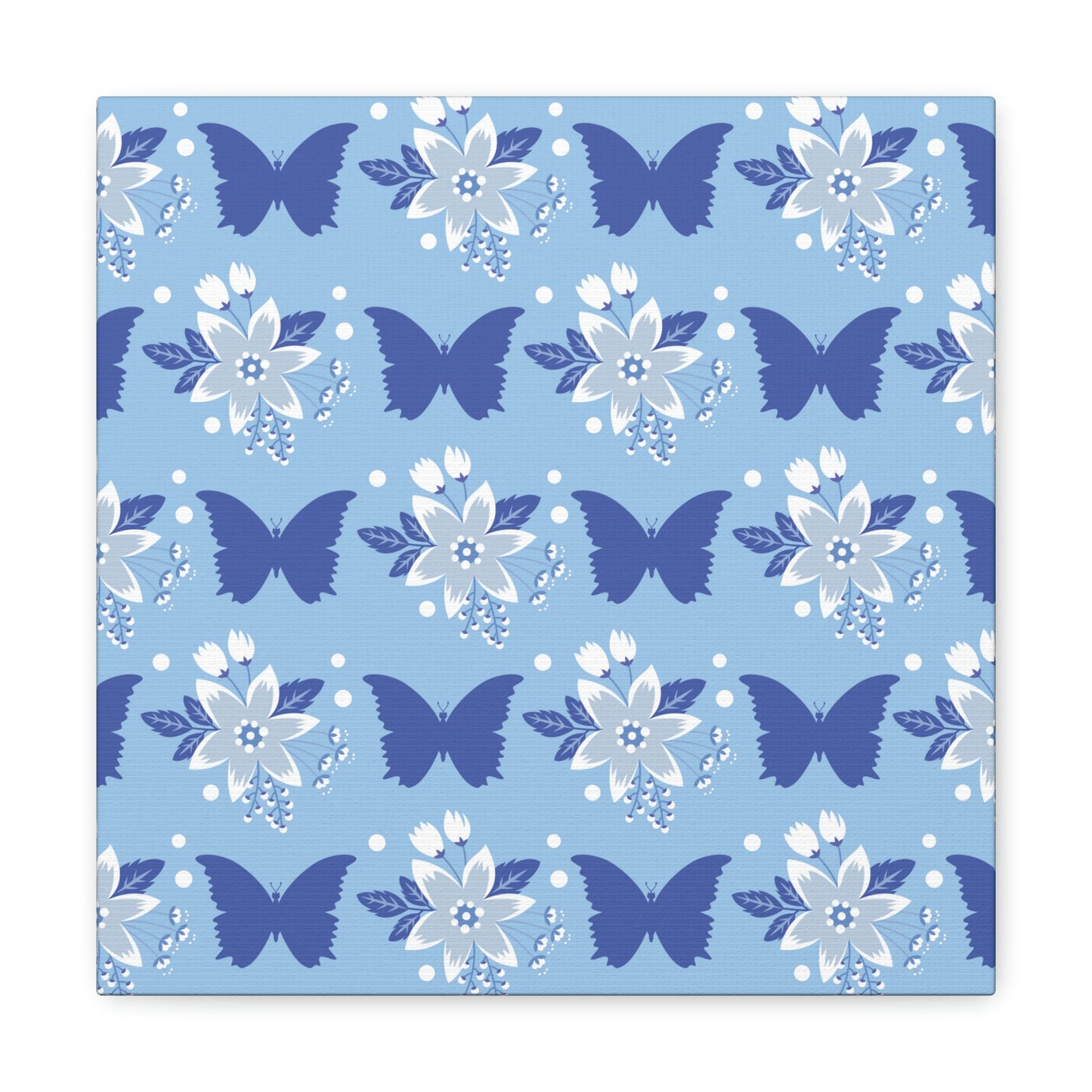 Butterfly Pattern Nature Animal Lovers Classic Art Canvas Gallery Wraps