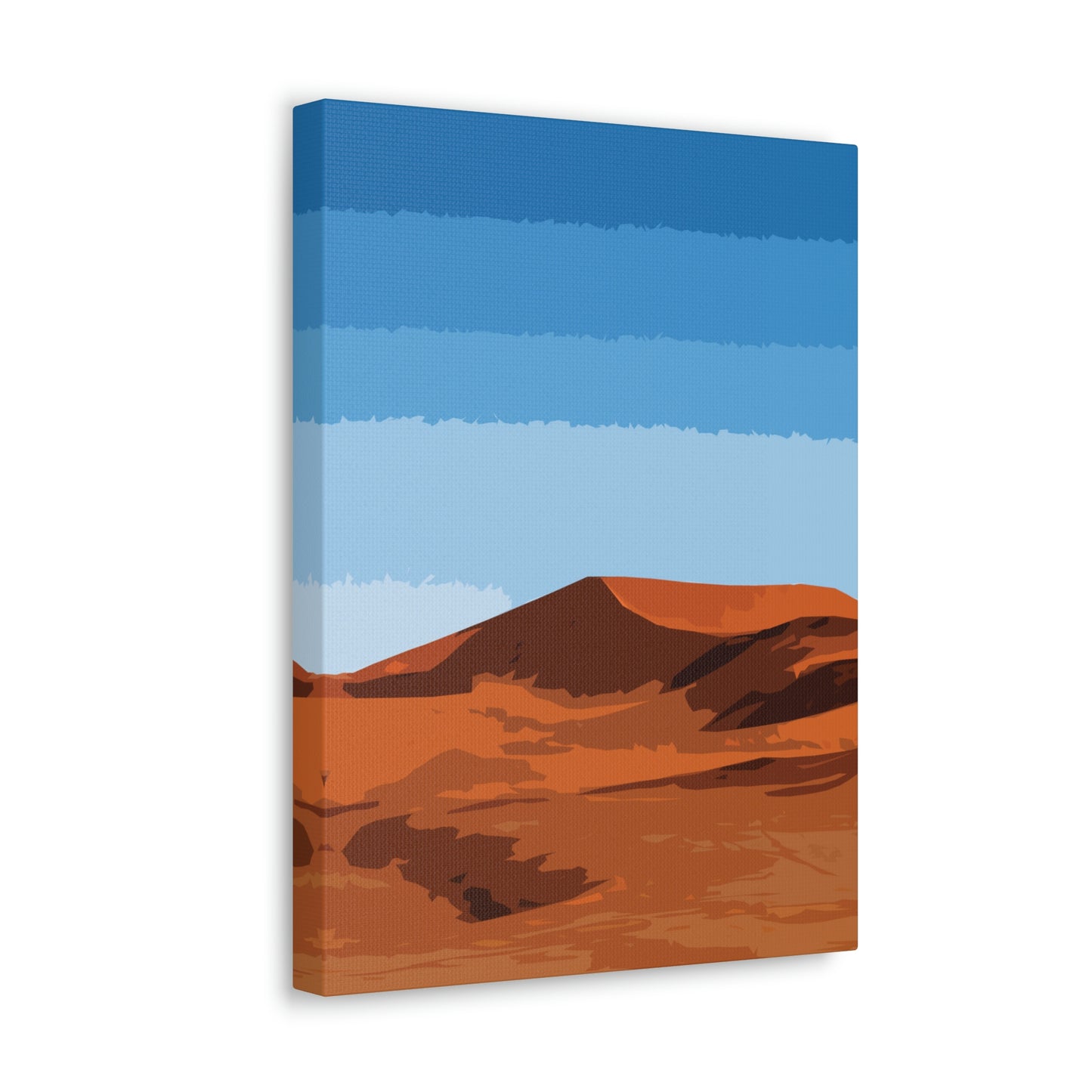 Landscape Desert Orange Sand Abstract Nature Modern Aesthetics Aesthetic Classic Art Canvas Gallery Wraps