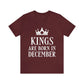 Kings Are Born in December Happy Birthday Unisex Jersey Short Sleeve T-Shirt