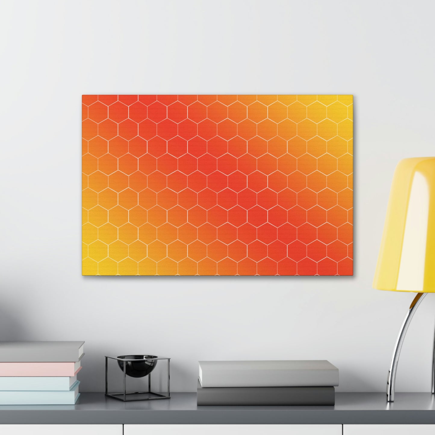 Bee Honeycomb Honey Nature Lovers Classic Art Canvas Gallery Wraps