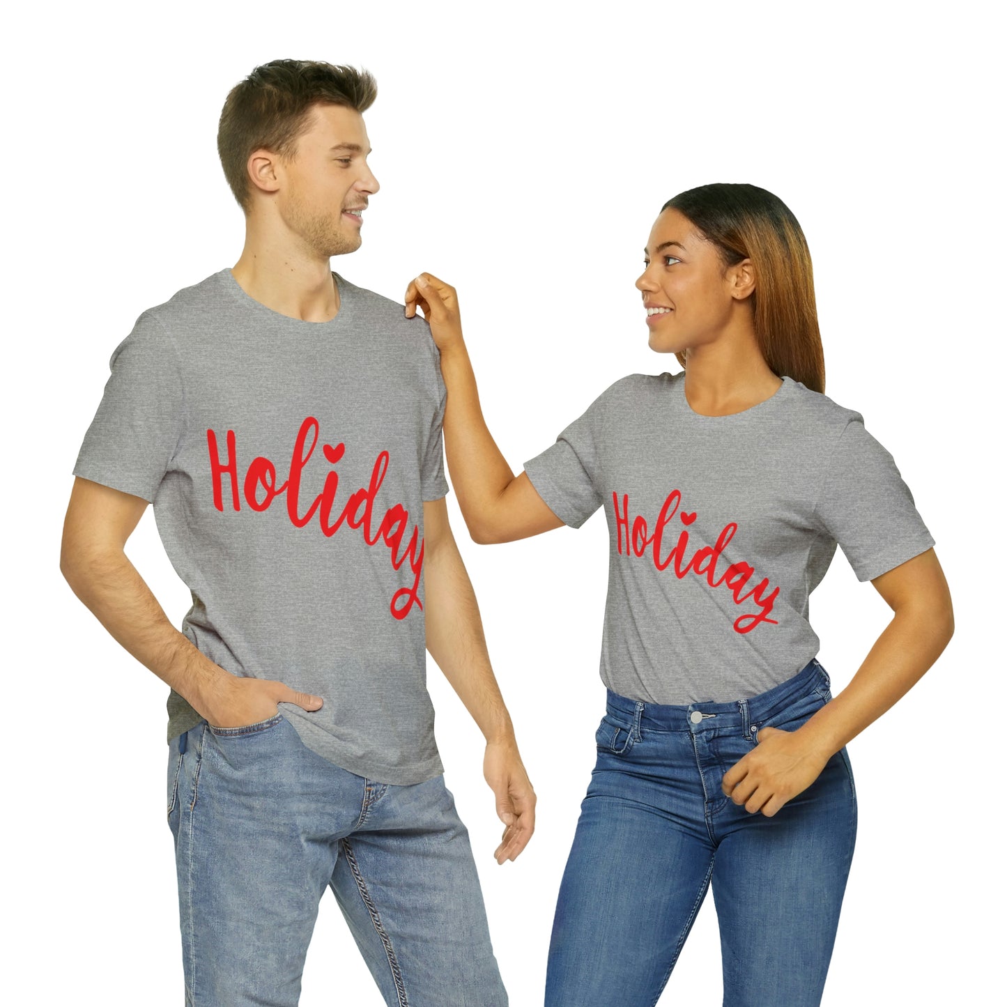 Holidays Red Text Weekend Quotes Unisex Jersey Short Sleeve T-Shirt