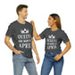 Queens Are Born in April Happy Birthday  Unisex Jersey Short Sleeve T-Shirt