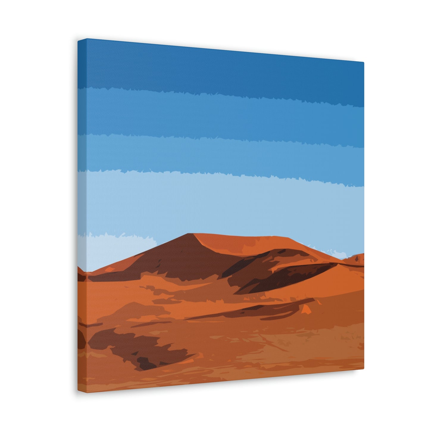 Landscape Desert Orange Sand Abstract Nature Modern Aesthetics Aesthetic Classic Art Canvas Gallery Wraps