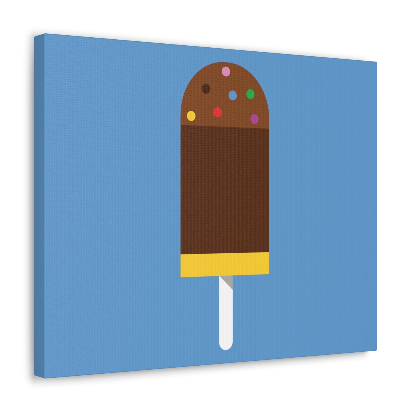 Ice Cream Lover Minimal Abstract Aesthetic Classic Art Canvas Gallery Wraps