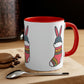 Happy New Year Bunny Christmas Gift Classic Accent Coffee Mug 11oz