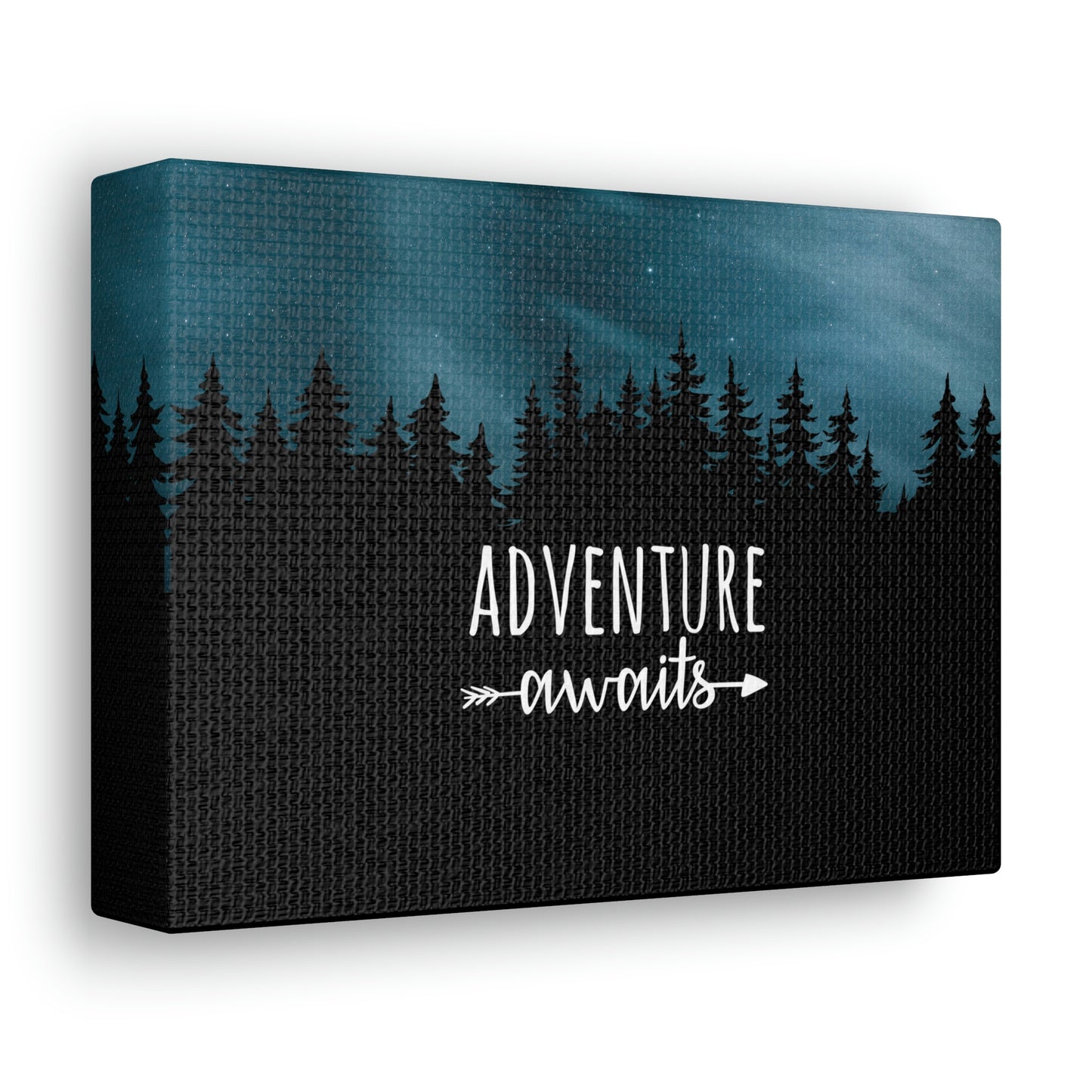 Adventure Awaits Art Vacation Landscape Explore Aesthetic Classic Art Canvas Gallery Wraps