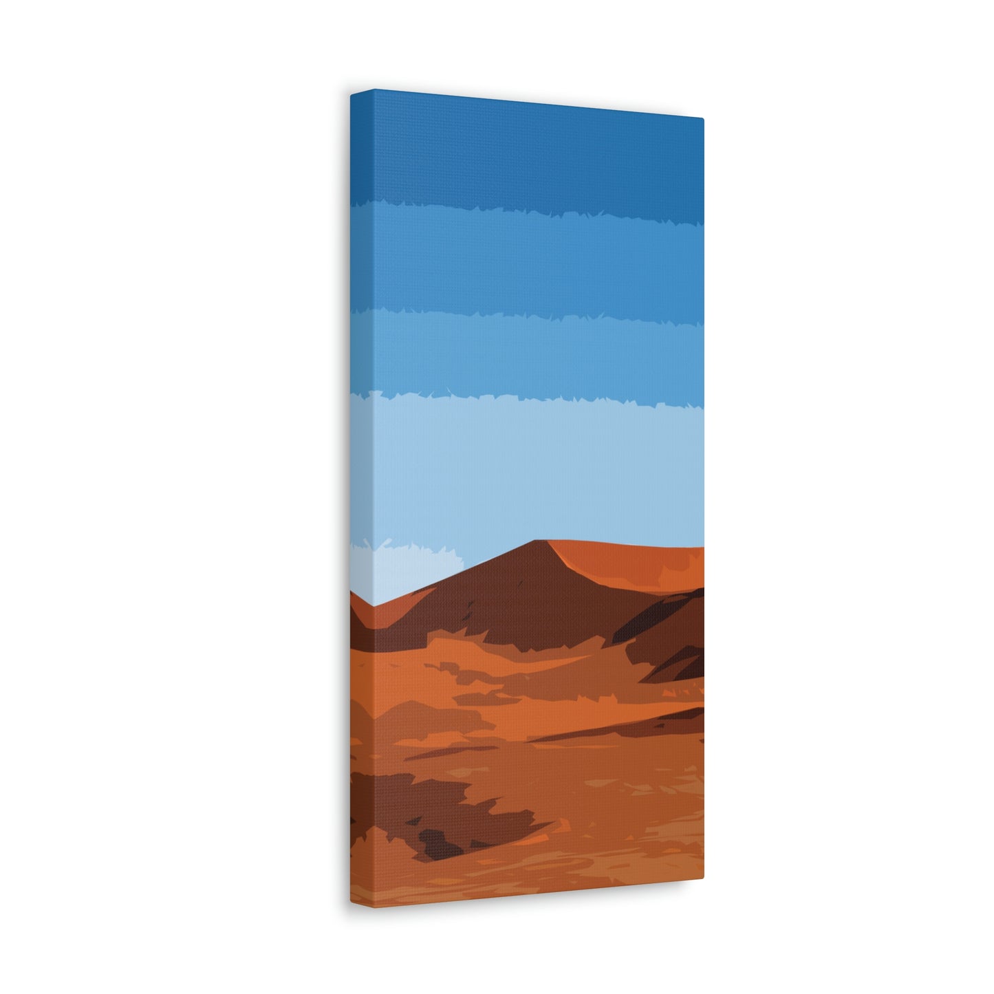 Landscape Desert Orange Sand Abstract Nature Modern Aesthetics Aesthetic Classic Art Canvas Gallery Wraps