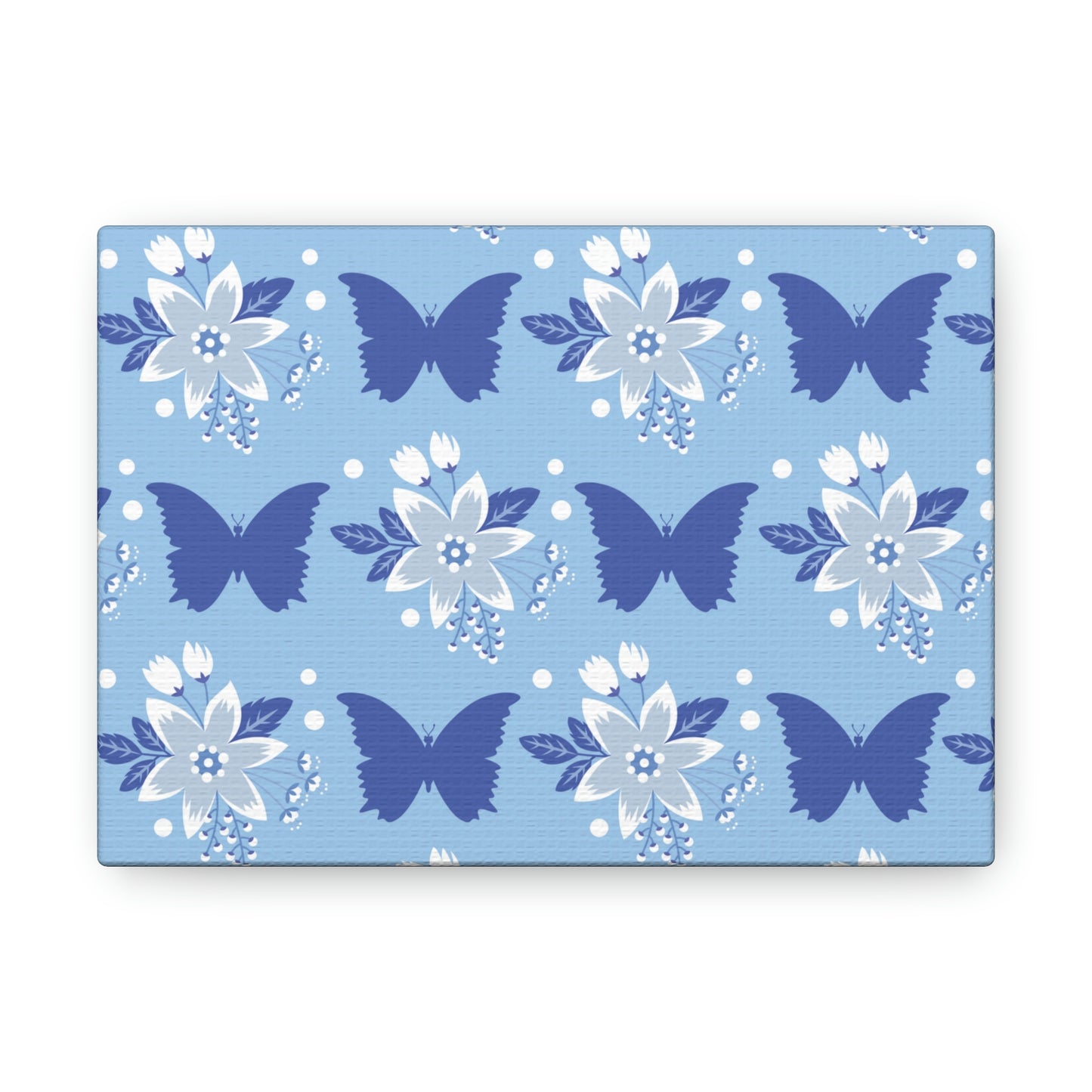 Butterfly Pattern Nature Animal Lovers Classic Art Canvas Gallery Wraps