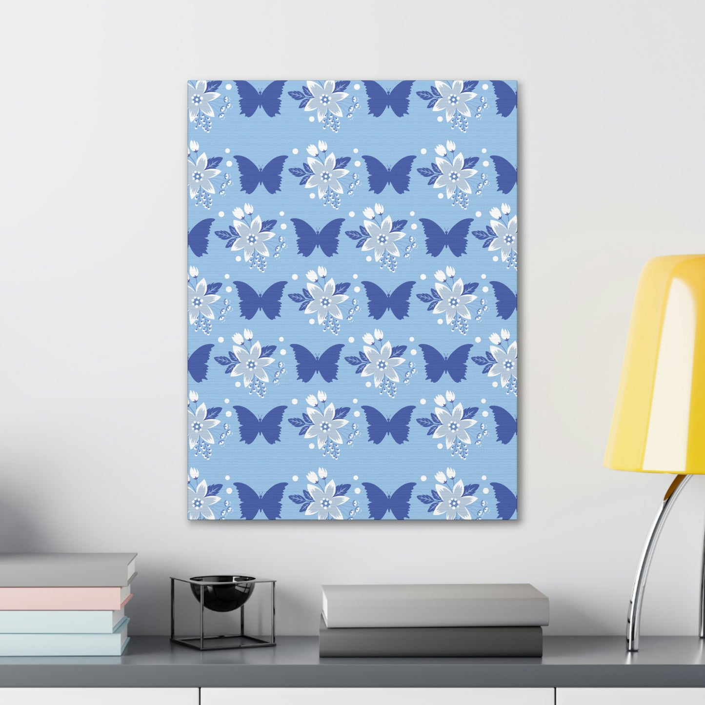 Butterfly Pattern Nature Animal Lovers Classic Art Canvas Gallery Wraps