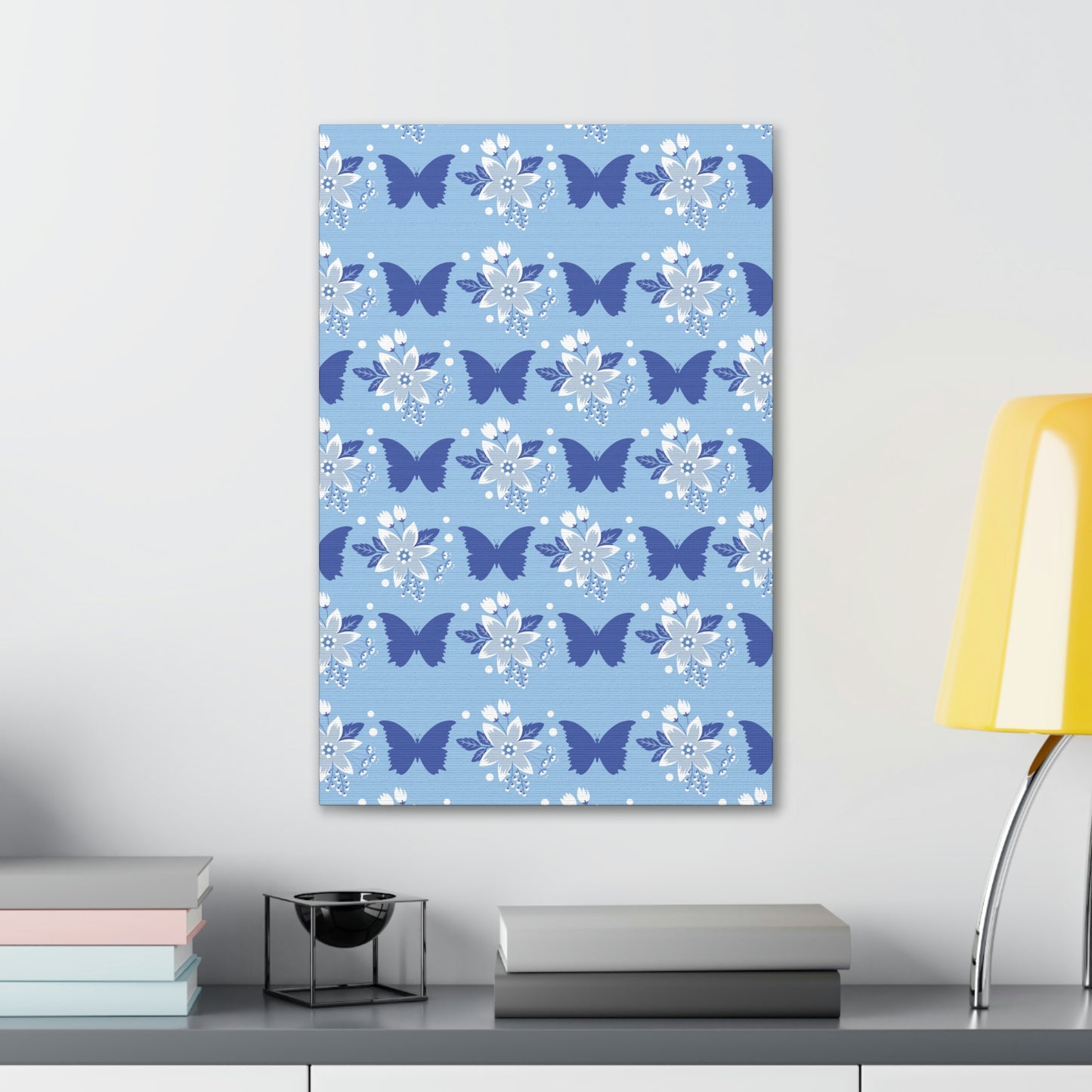 Butterfly Pattern Nature Animal Lovers Classic Art Canvas Gallery Wraps