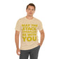 May The Stack Overflow Be With You Programming Humor Unisex Jersey Short Sleeve T-Shirt