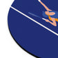 Tennis Player Blue Art Sports Team Ergonomic Non-slip Creative Design Mouse Pad