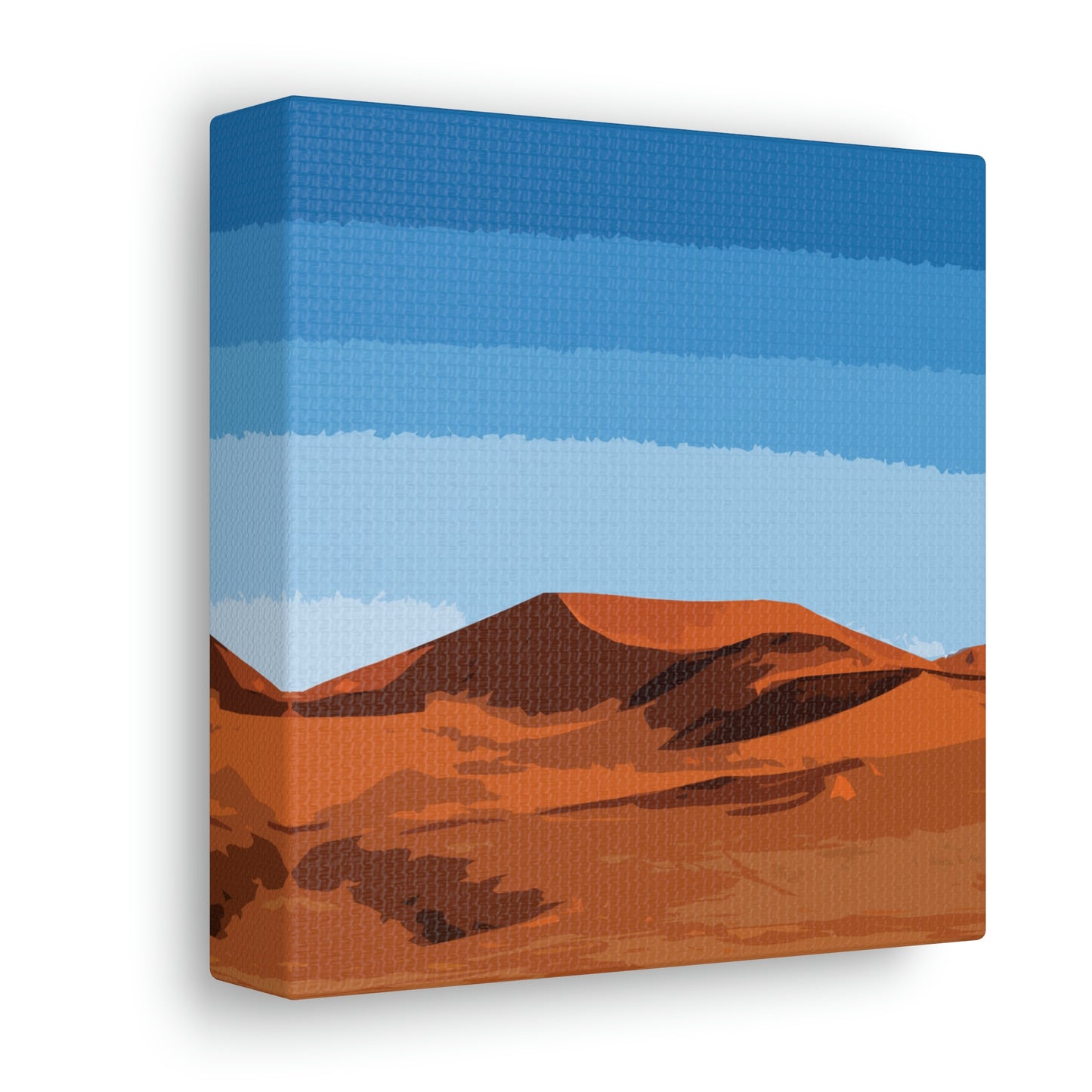 Landscape Desert Orange Sand Abstract Nature Modern Aesthetics Aesthetic Classic Art Canvas Gallery Wraps