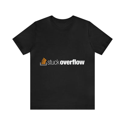 Stack Overflow Funny IT Developer Programming Nerdy Unisex Jersey Short Sleeve T-Shirt