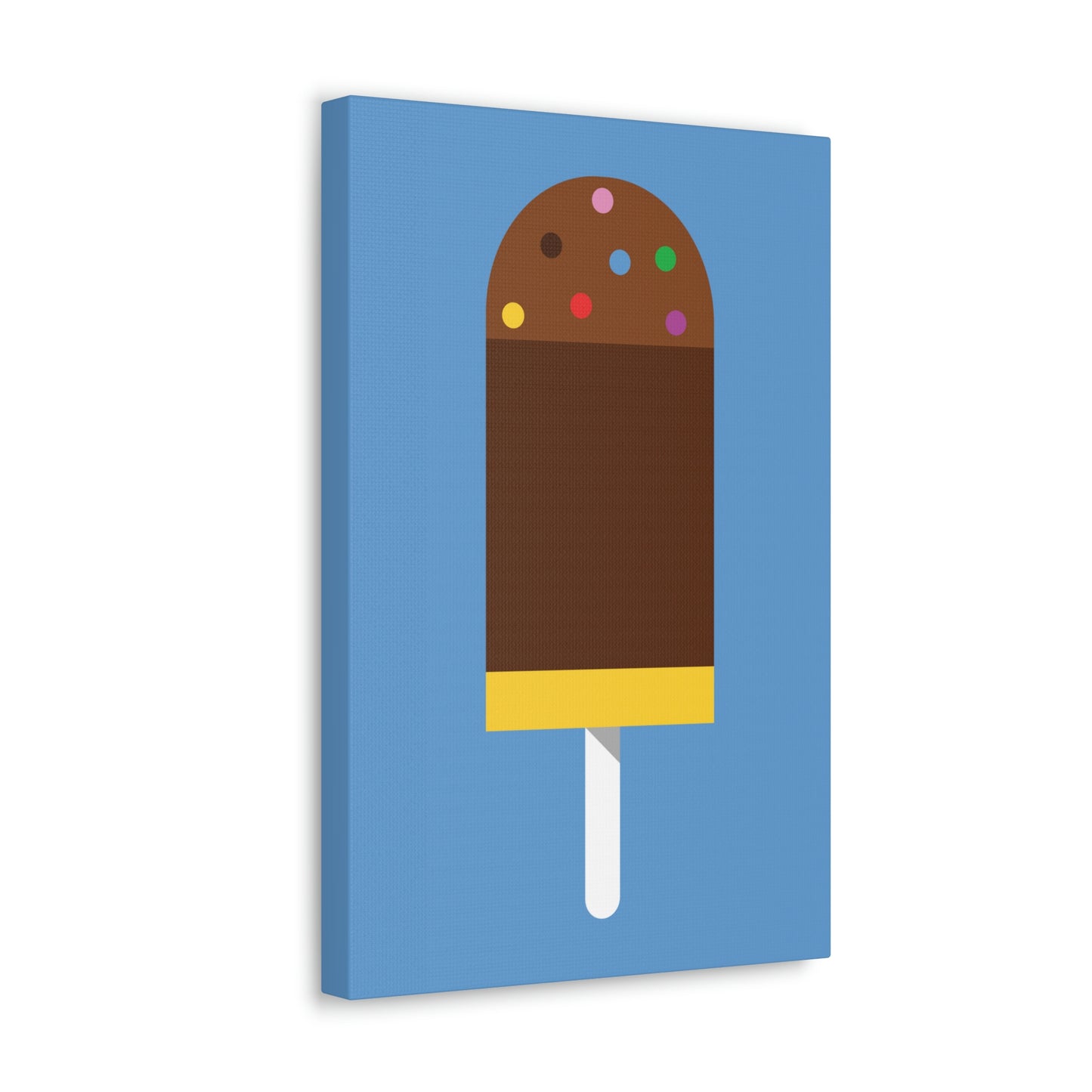 Ice Cream Lover Minimal Abstract Aesthetic Classic Art Canvas Gallery Wraps