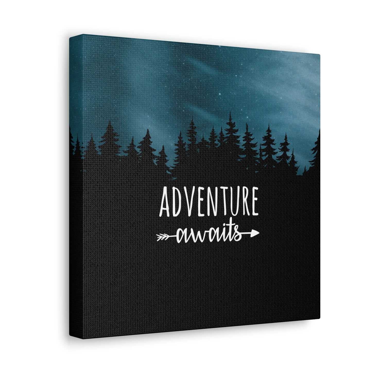 Adventure Awaits Art Vacation Landscape Explore Aesthetic Classic Art Canvas Gallery Wraps