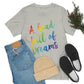 A head full of dreams Motivation Inspirational Slogan LGBT Unisex Jersey Short Sleeve T-Shirt Ichaku [Perfect Gifts Selection]