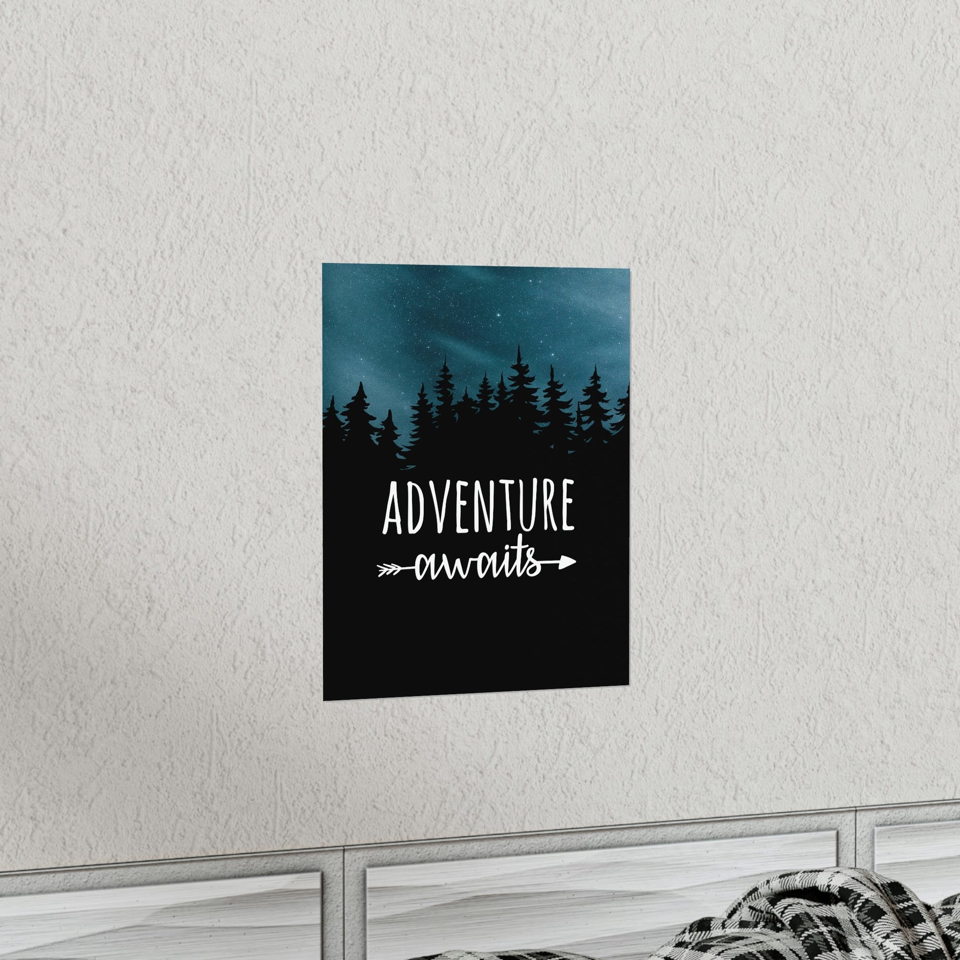 Adventure Awaits Art Vacation Landscape Explore Premium Matte Vertical Posters Ichaku [Perfect Gifts Selection]