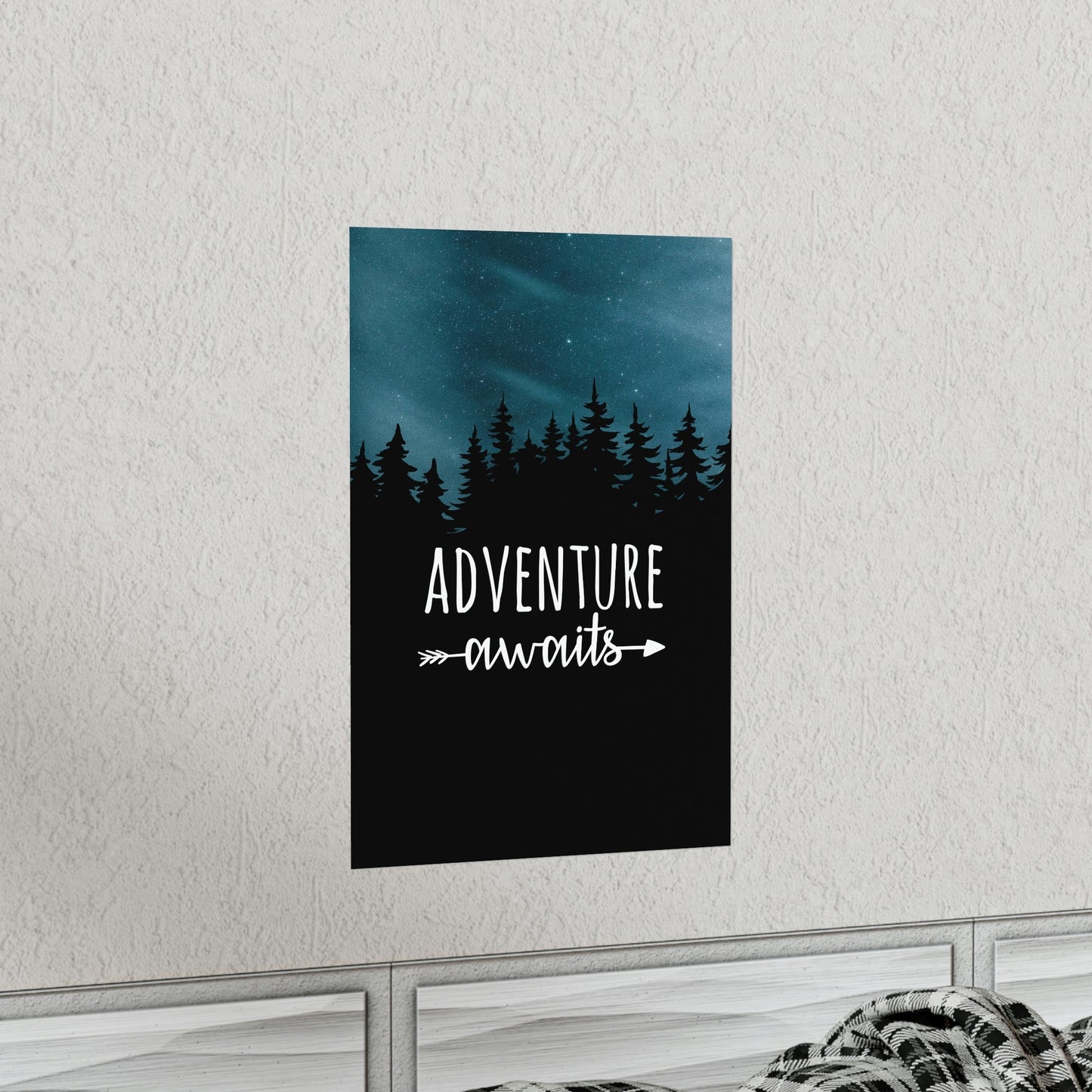 Adventure Awaits Art Vacation Landscape Explore Premium Matte Vertical Posters Ichaku [Perfect Gifts Selection]