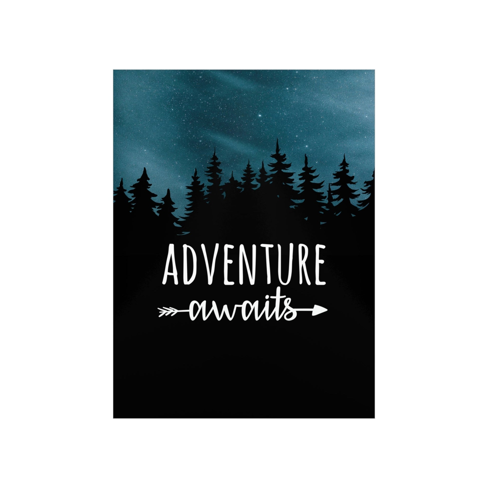 Adventure Awaits Art Vacation Landscape Explore Premium Matte Vertical Posters Ichaku [Perfect Gifts Selection]