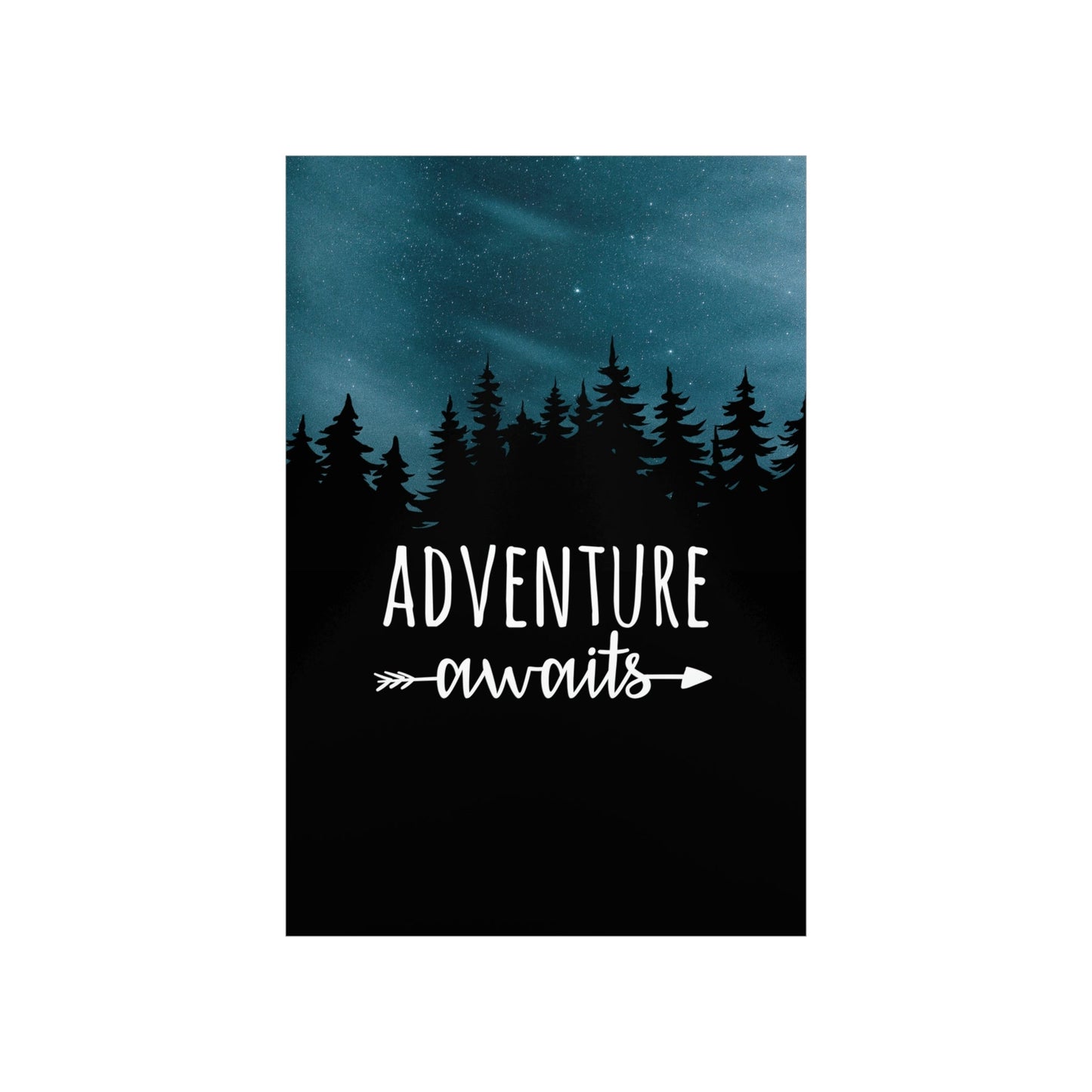 Adventure Awaits Art Vacation Landscape Explore Premium Matte Vertical Posters Ichaku [Perfect Gifts Selection]