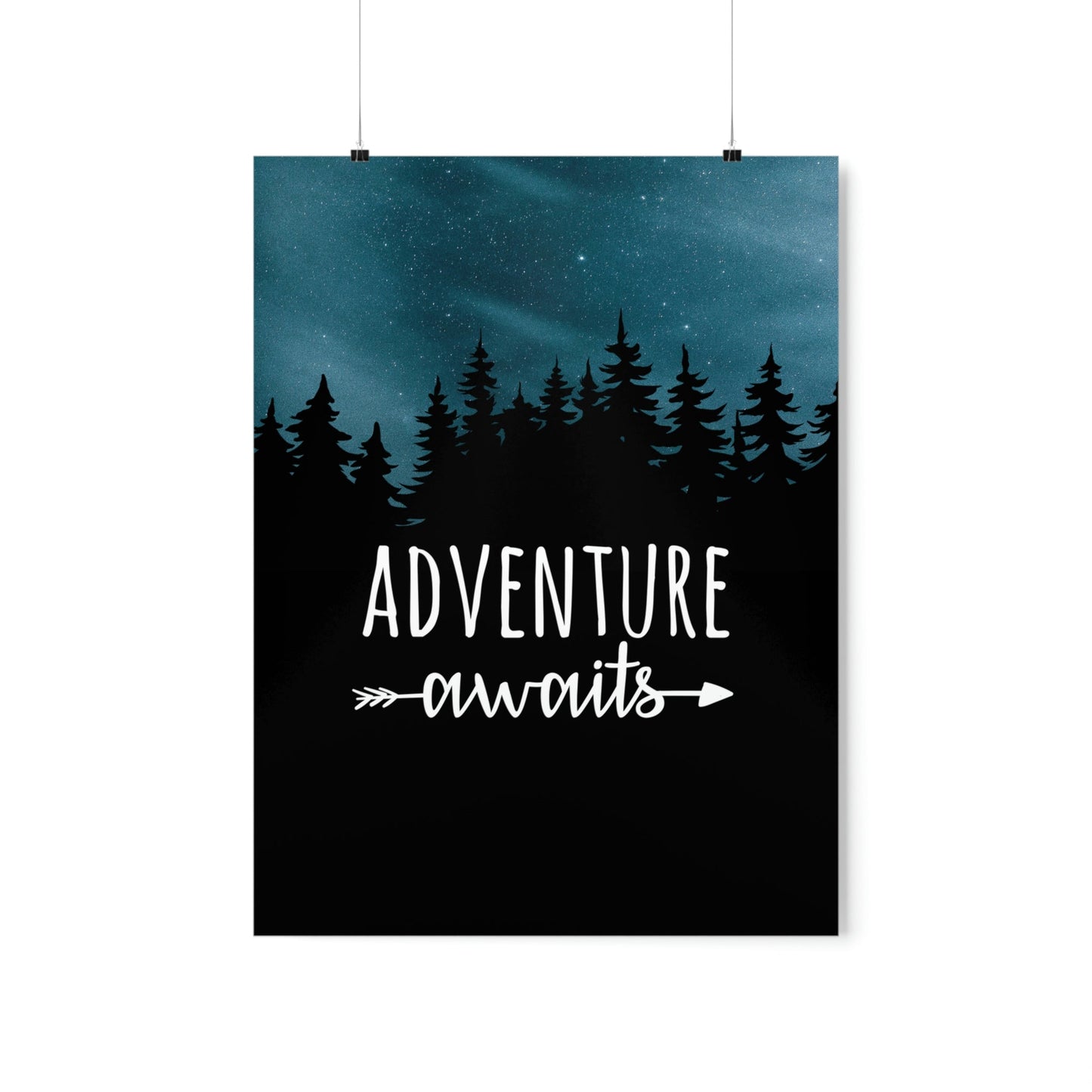 Adventure Awaits Art Vacation Landscape Explore Premium Matte Vertical Posters Ichaku [Perfect Gifts Selection]