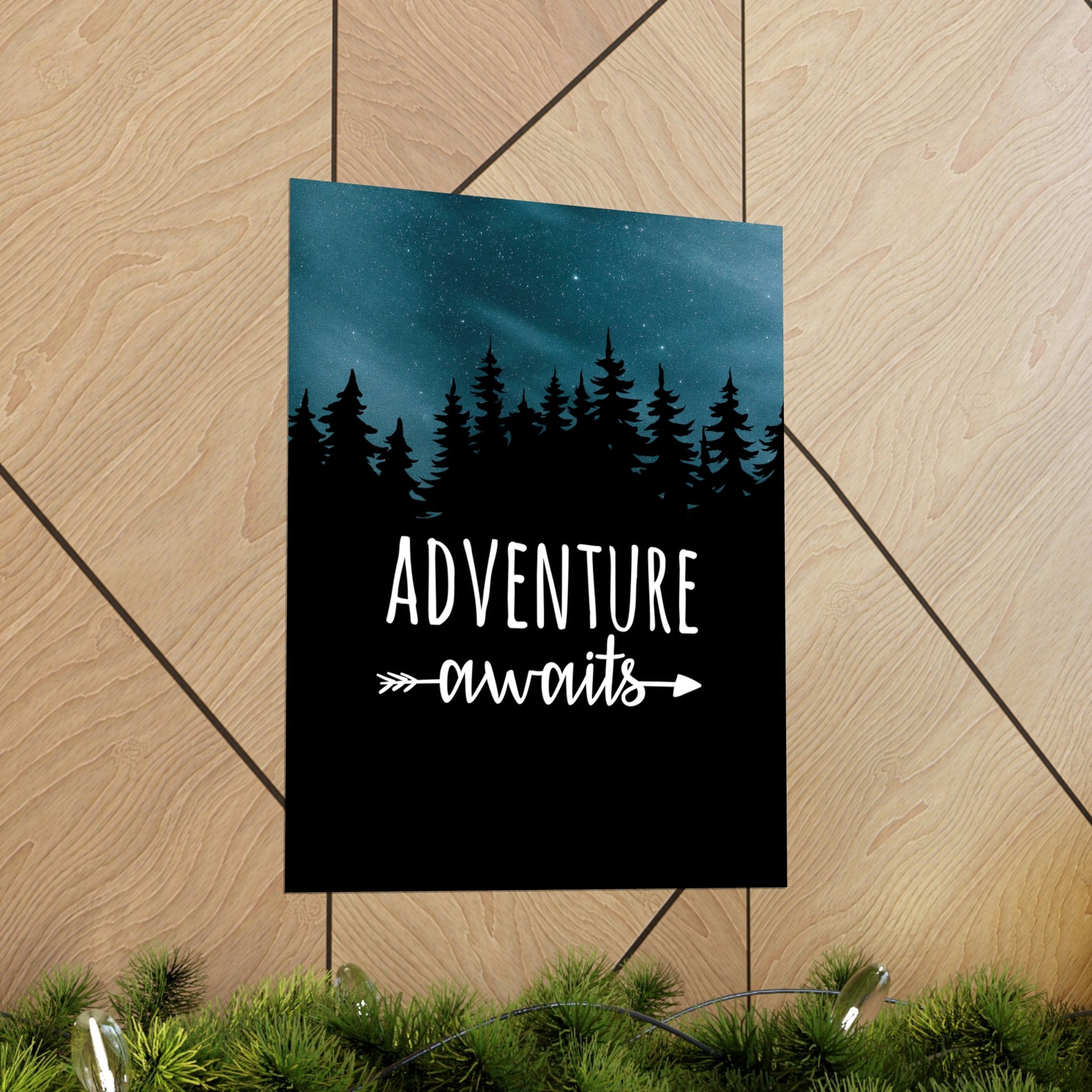 Adventure Awaits Art Vacation Landscape Explore Premium Matte Vertical Posters Ichaku [Perfect Gifts Selection]