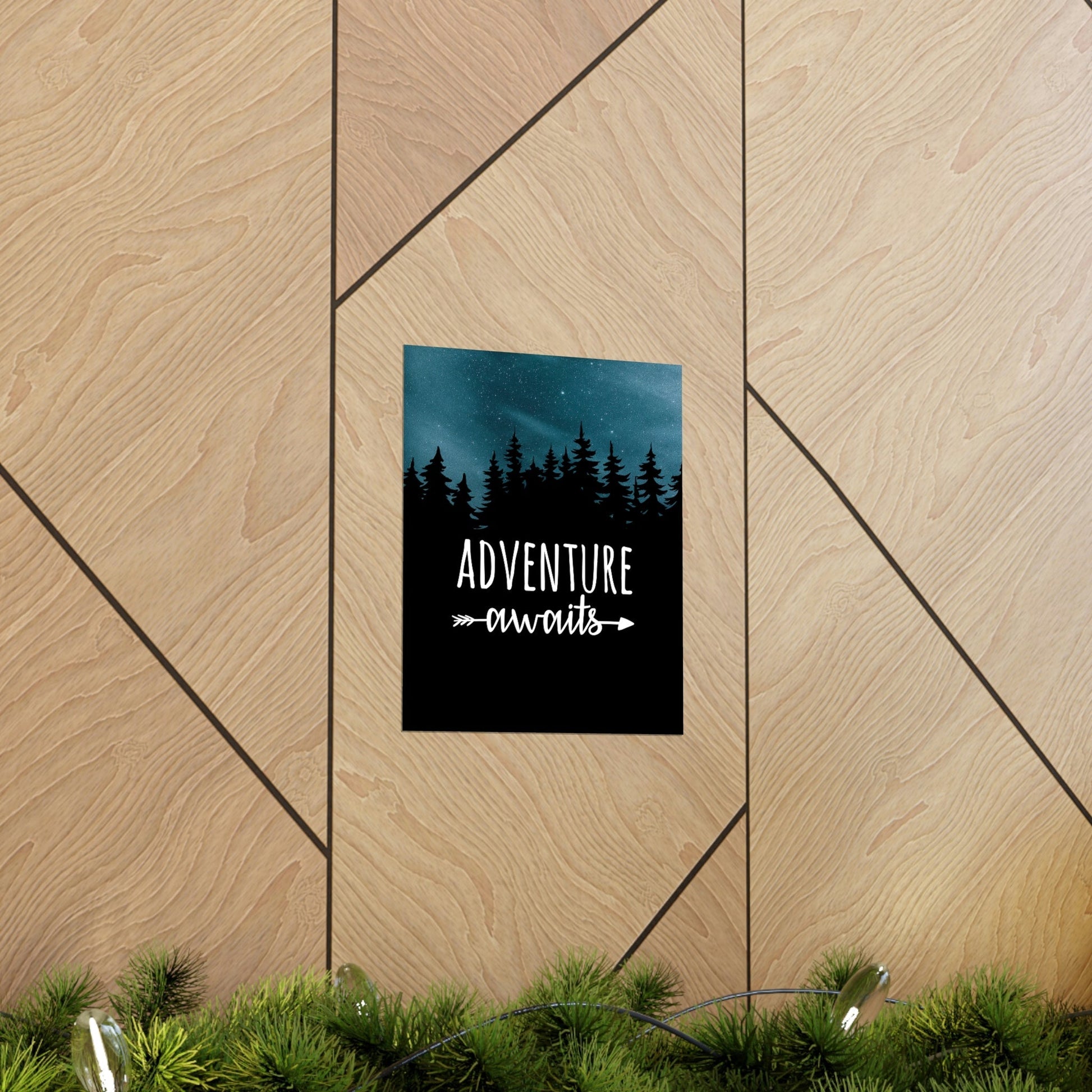 Adventure Awaits Art Vacation Landscape Explore Premium Matte Vertical Posters Ichaku [Perfect Gifts Selection]