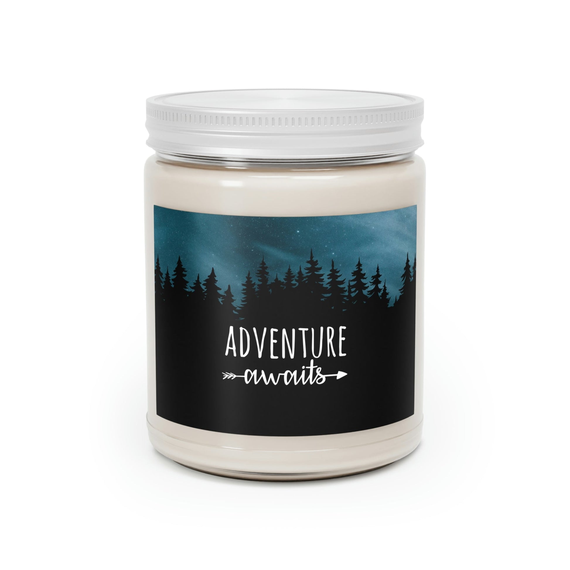 Adventure Awaits Art Vacation Landscape Explore Scented Candle Up to 60h Soy Wax 9oz Ichaku [Perfect Gifts Selection]
