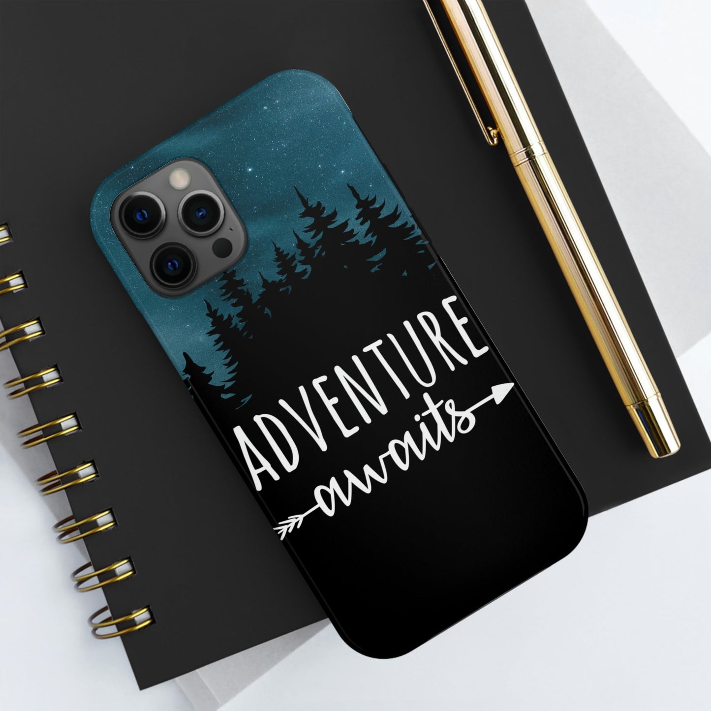 Adventure Awaits Art Vacation Landscape Explore Tough Phone Cases Case-Mate Ichaku [Perfect Gifts Selection]