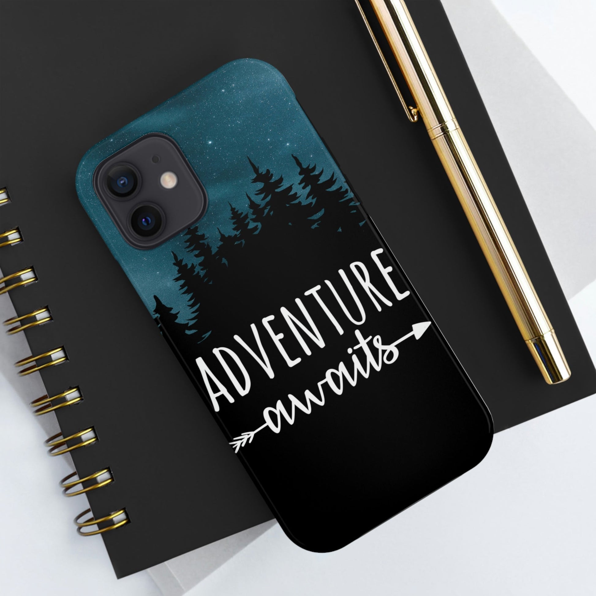 Adventure Awaits Art Vacation Landscape Explore Tough Phone Cases Case-Mate Ichaku [Perfect Gifts Selection]