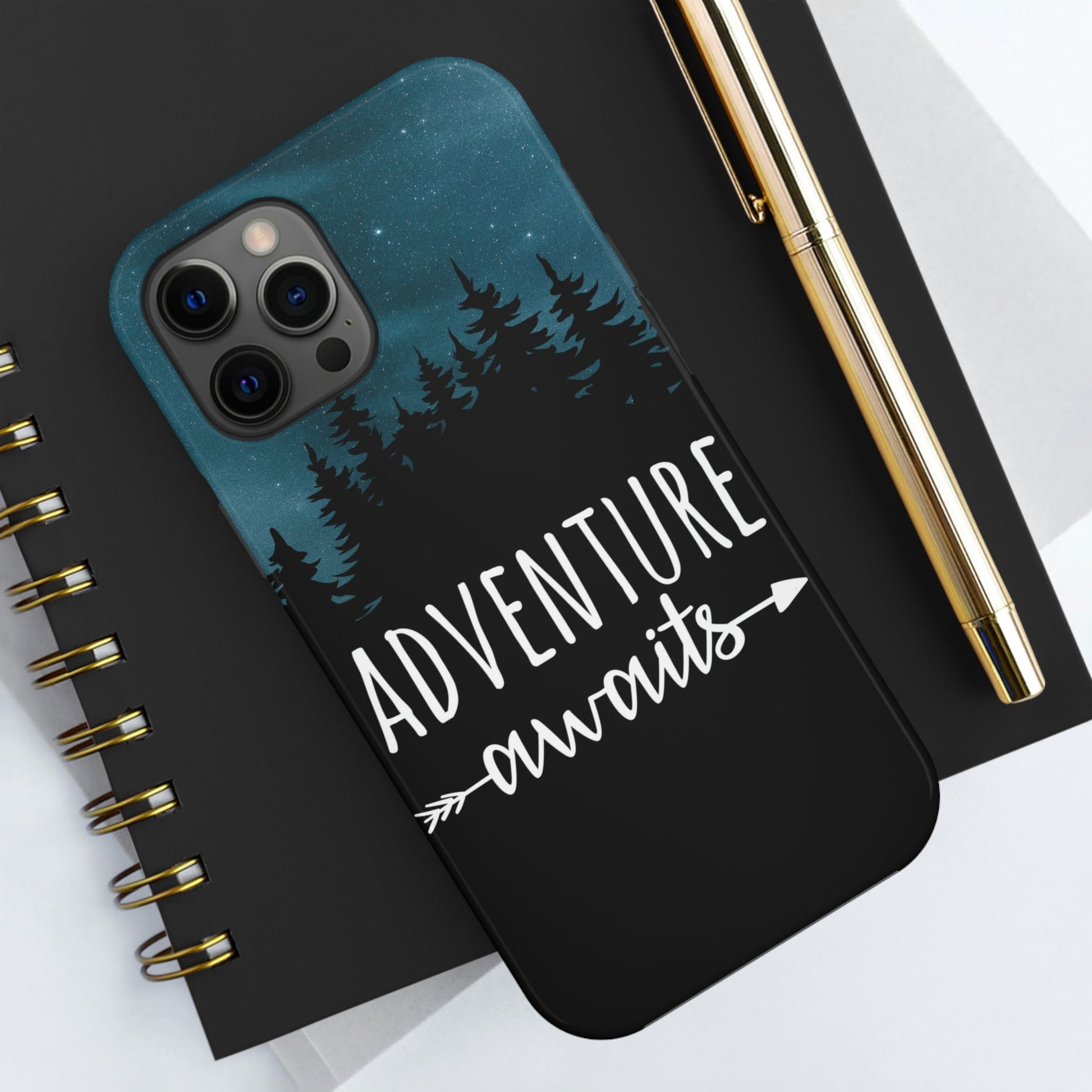 Adventure Awaits Art Vacation Landscape Explore Tough Phone Cases Case-Mate Ichaku [Perfect Gifts Selection]