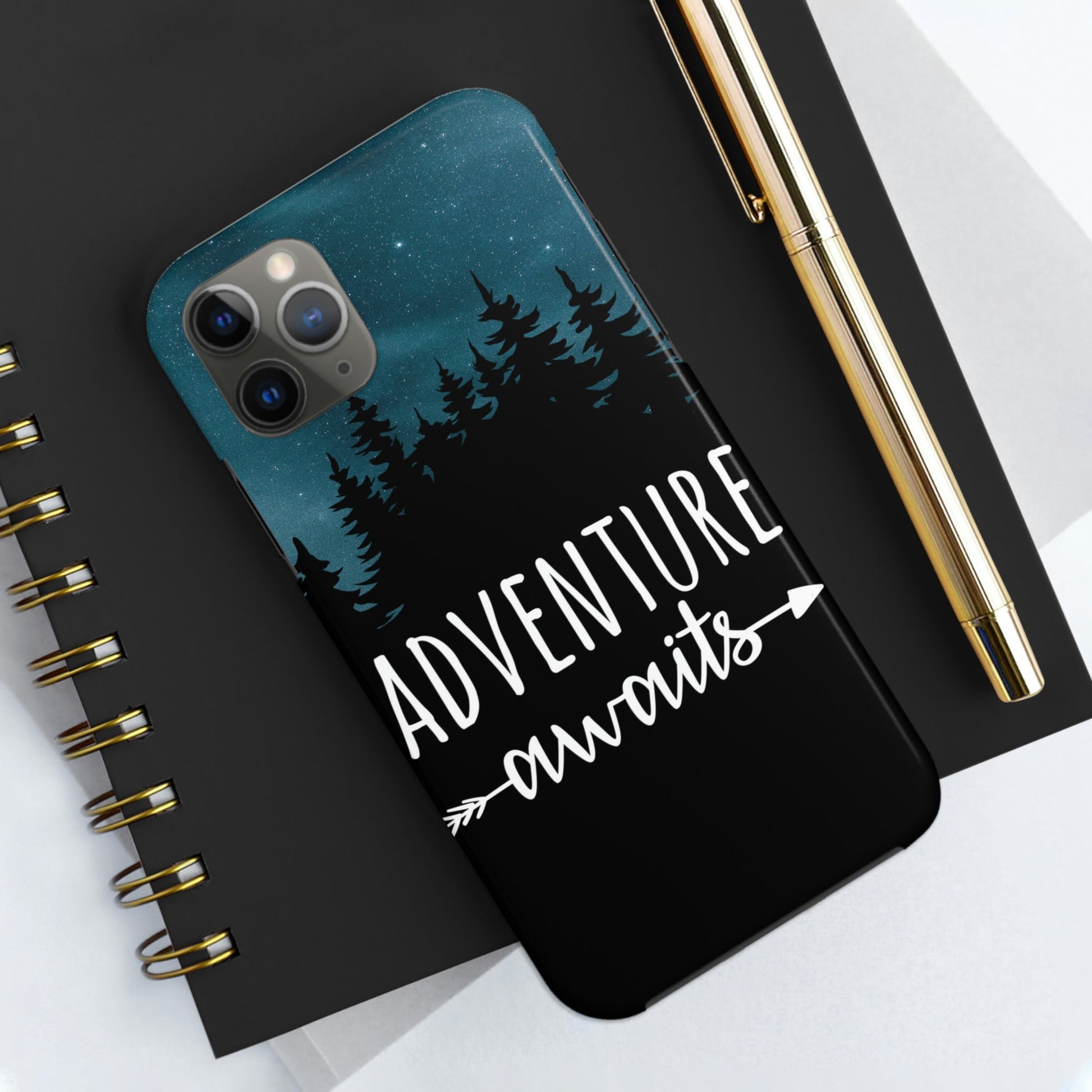 Adventure Awaits Art Vacation Landscape Explore Tough Phone Cases Case-Mate Ichaku [Perfect Gifts Selection]