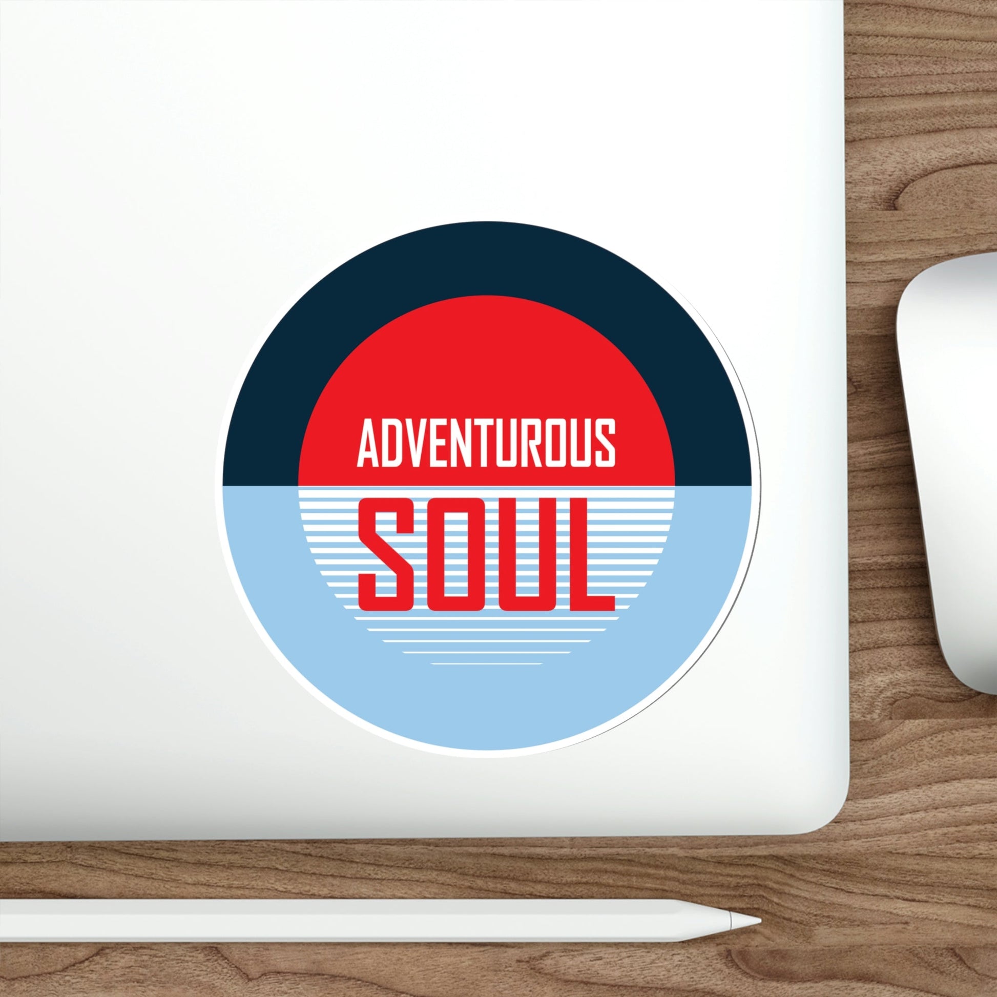 Adventurous Soul Camping Outdoors Camp Die-Cut Sticker Ichaku [Perfect Gifts Selection]