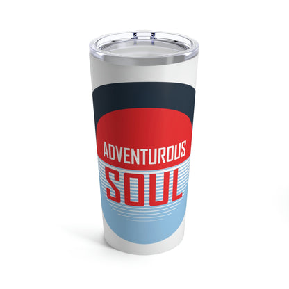 Adventurous Soul Camping Outdoors Camp Stainless Steel Hot or Cold Vacuum Tumbler 20oz Ichaku [Perfect Gifts Selection]