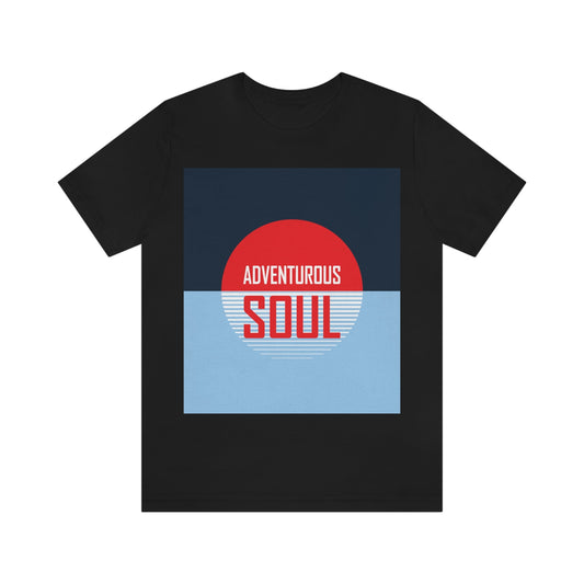 Adventurous Soul Camping Outdoors Camp Unisex Jersey Short Sleeve T-Shirt Ichaku [Perfect Gifts Selection]