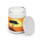 Africa Savanna Sunset Minimal Art Landscape View Candle Up to 60hSoy Wax 9oz Ichaku [Perfect Gifts Selection]