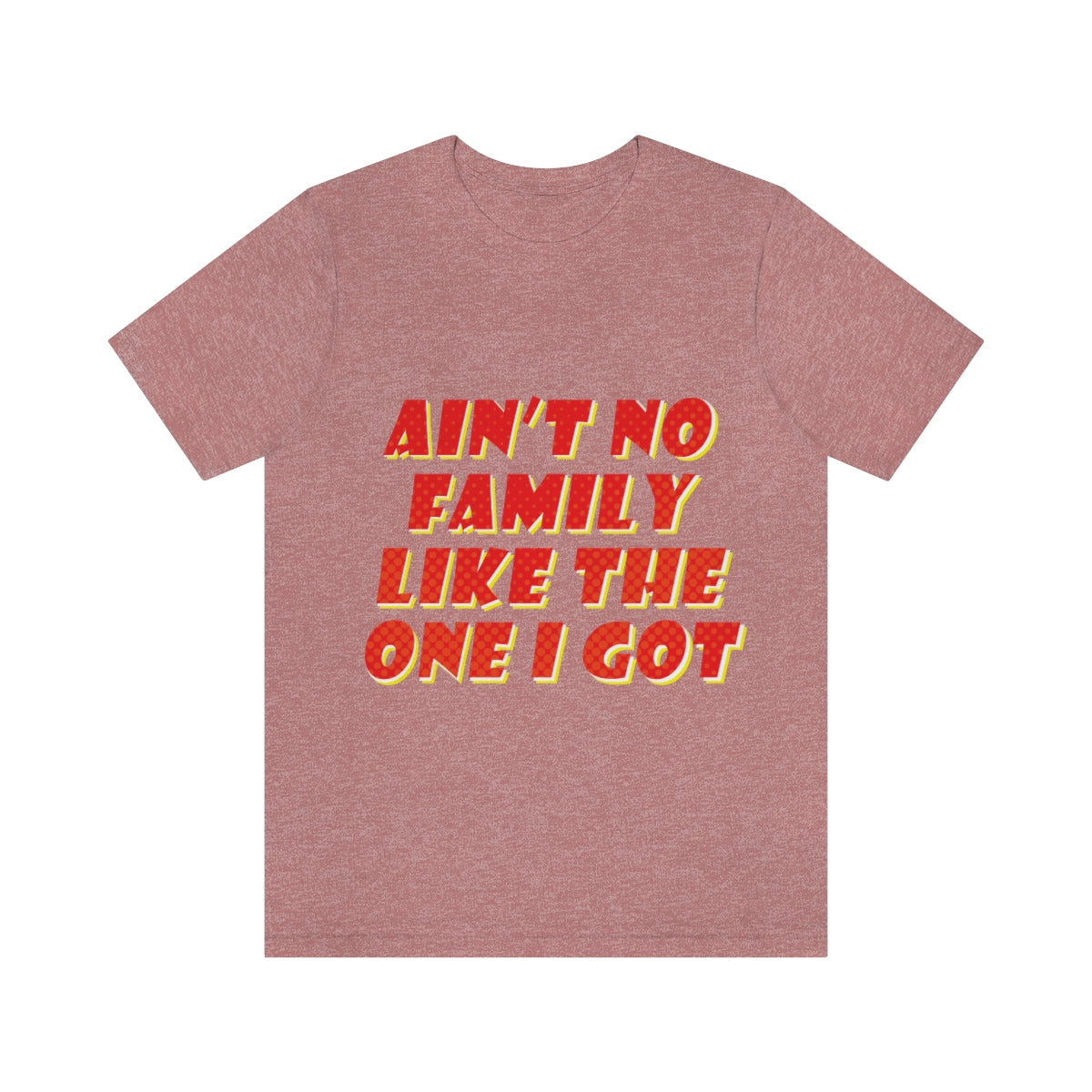 Ain`t No Family Like The One I Got Family Quotes Unisex Jersey Short Sleeve T-Shirt Ichaku [Perfect Gifts Selection]
