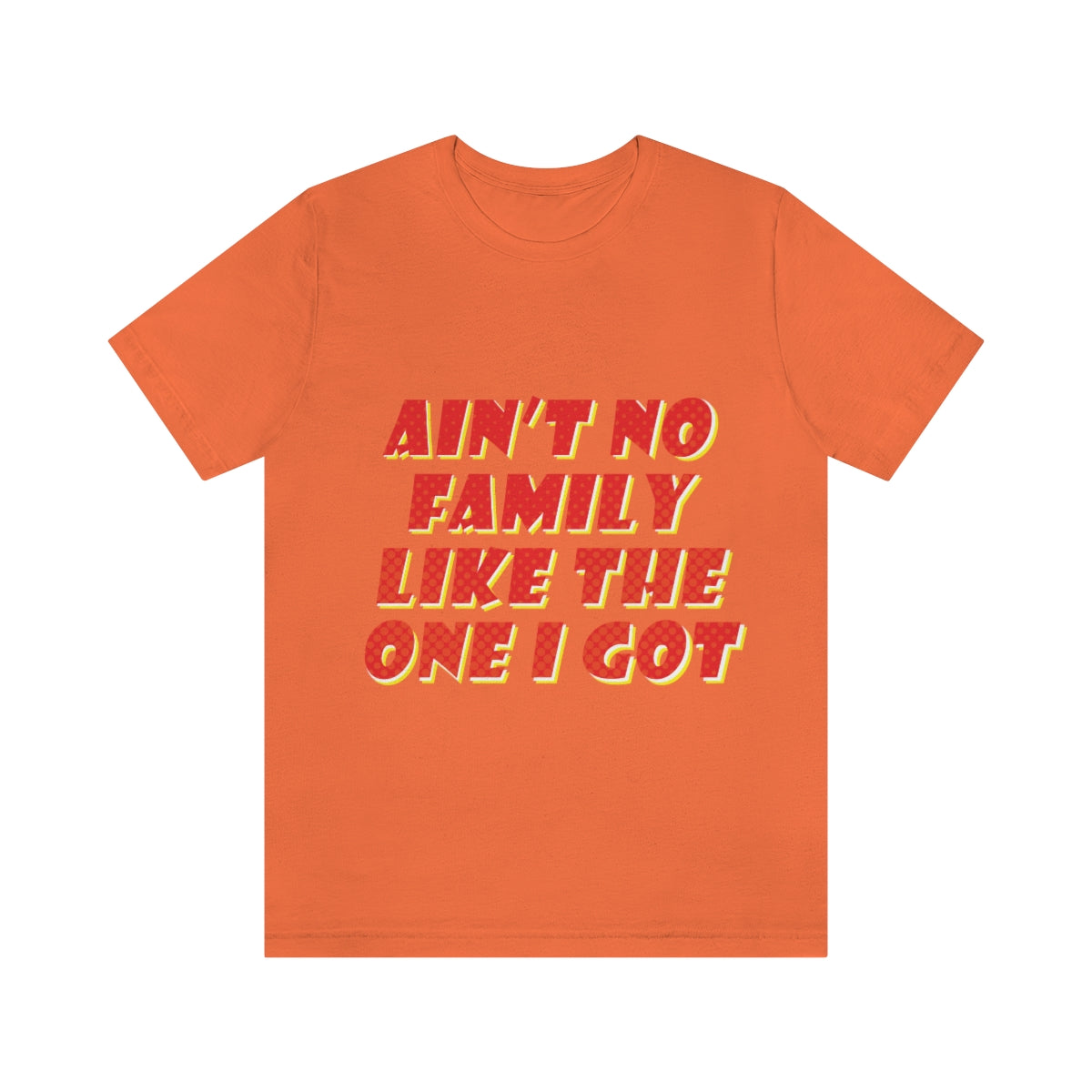 Ain`t No Family Like The One I Got Family Quotes Unisex Jersey Short Sleeve T-Shirt Ichaku [Perfect Gifts Selection]