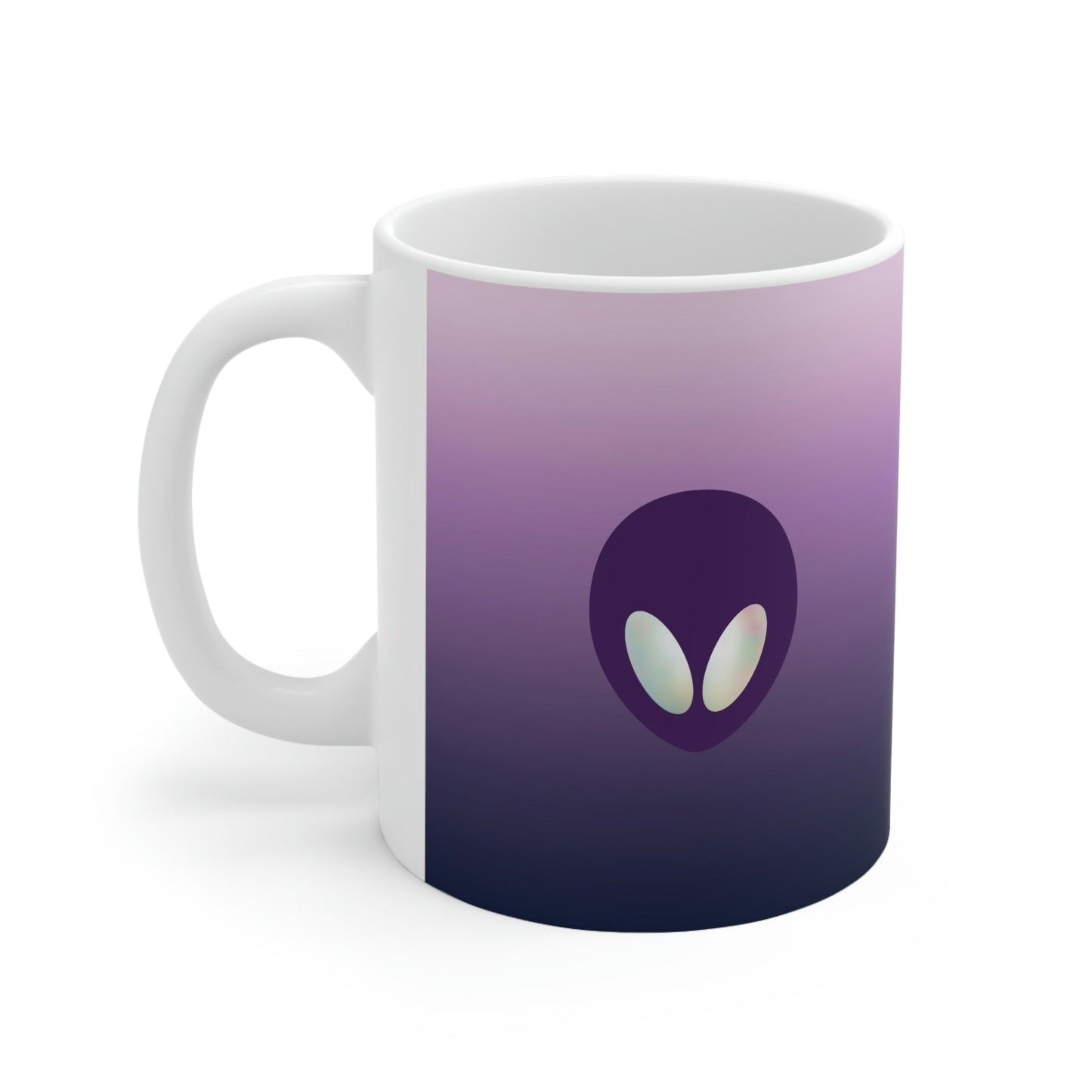 Alien Aesthetic Minimalist UFO Classic TV Series Ceramic Mug 11oz Ichaku [Perfect Gifts Selection]