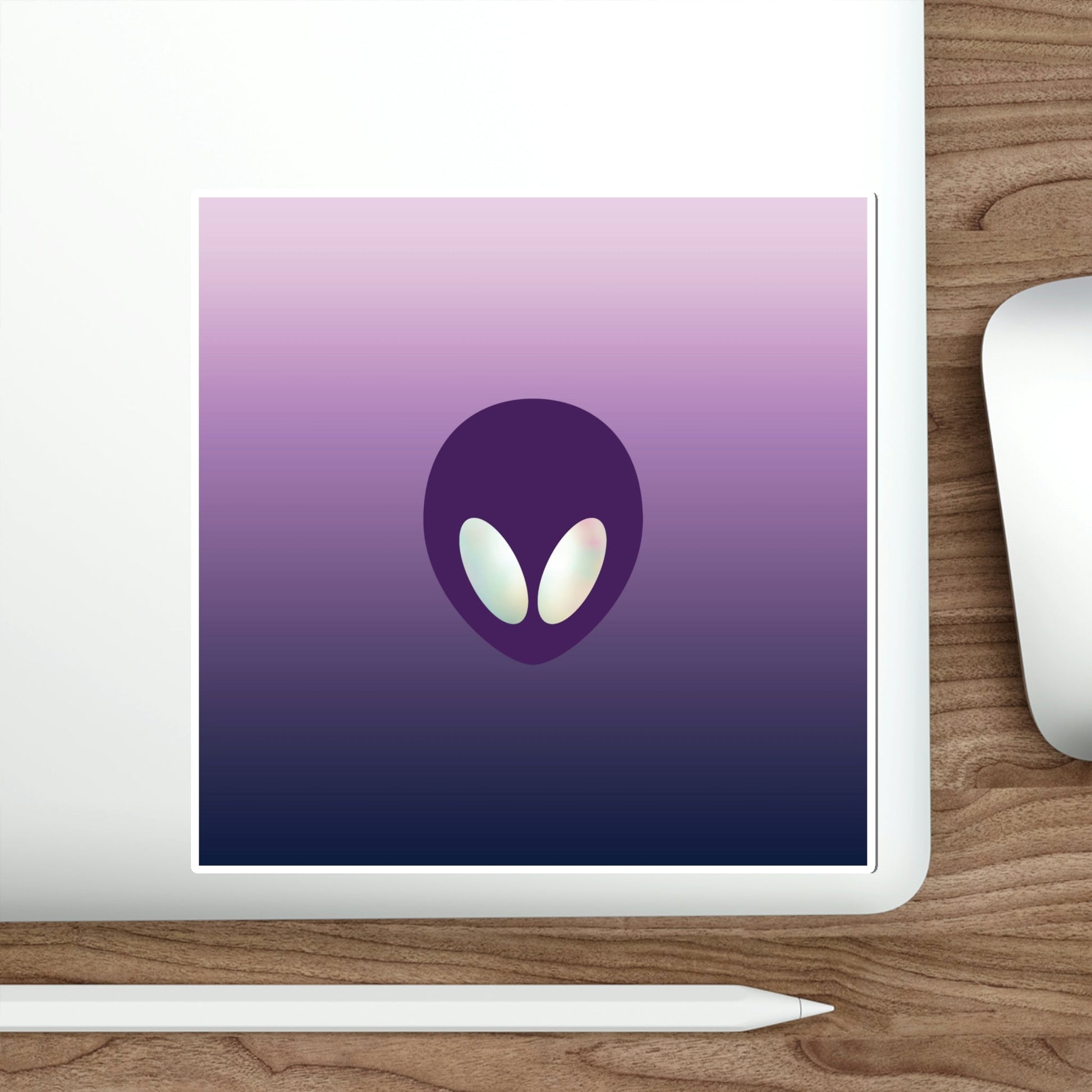 Alien Aesthetic Minimalist UFO Classic TV Series Die-Cut Sticker Ichaku [Perfect Gifts Selection]