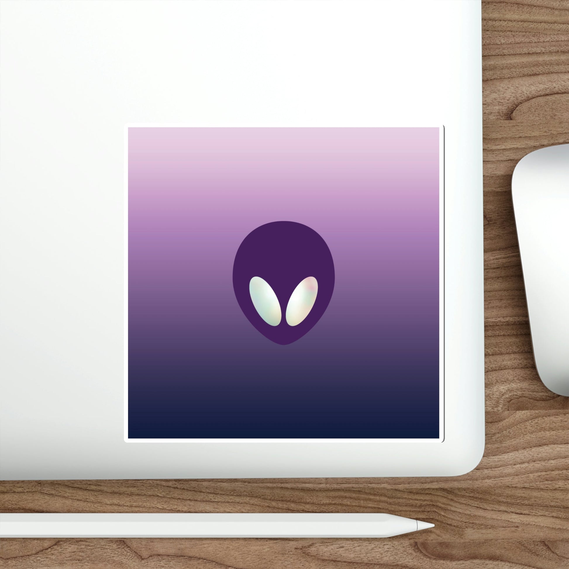 Alien Aesthetic Minimalist UFO Classic TV Series Die-Cut Sticker Ichaku [Perfect Gifts Selection]