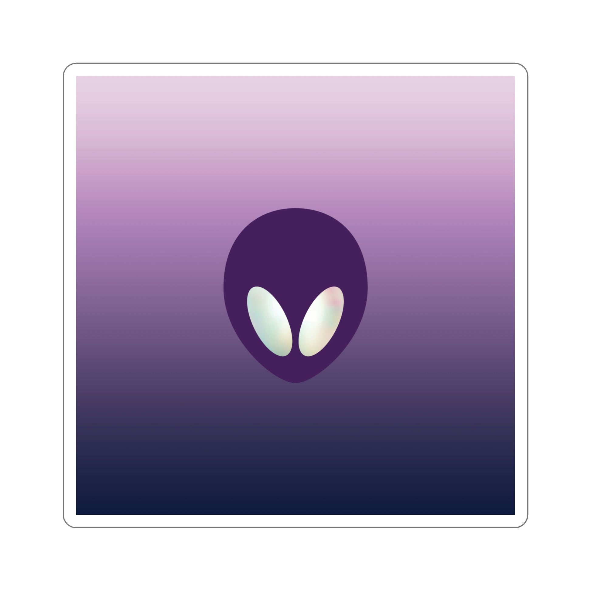 Alien Aesthetic Minimalist UFO Classic TV Series Die-Cut Sticker Ichaku [Perfect Gifts Selection]