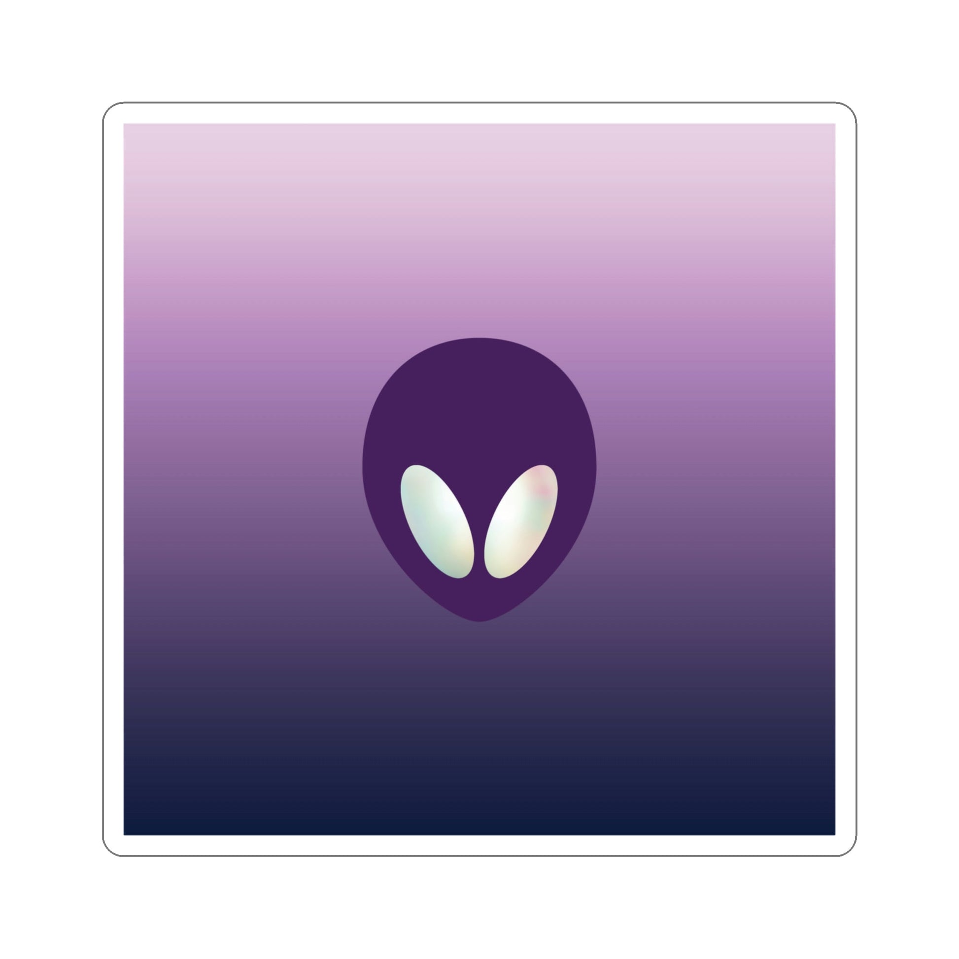 Alien Aesthetic Minimalist UFO Classic TV Series Die-Cut Sticker Ichaku [Perfect Gifts Selection]